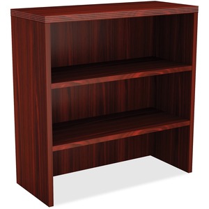 Lorell Chateau Stack-on Bookcase - 36.5" Height x 36" Width x 15" Depth, x 1.5" Thickness Top - 2 Shelve(s) - Reeded Edge - 1 Each