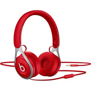 Beats by Dr. Dre EP Wired Stereo Headset - Over-the-head - Supra-aural - Red - Mini-phone