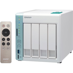 QNAP Turbo NAS TS-451A 4 x Total Bays SAN/NAS Storage System - Desktop - Intel Celeron Dual-core