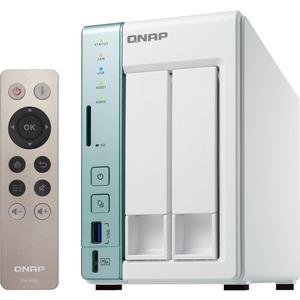 QNAP Turbo NAS TS-251A 2 x Total Bays SAN/NAS Storage System - Intel Celeron N3060 Dual-core