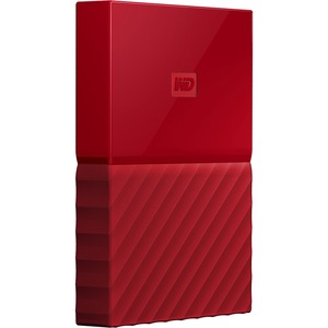 WD My Passport WDBYFT0030BRD-WESN 3 TB External Hard Drive - Portable - USB 3.0 - Red