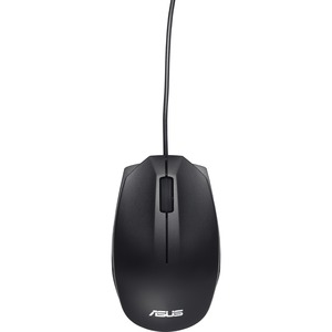 Asus UT280 Mouse - Optical - Cable - 3 Buttons - Black