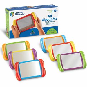 Learning Resources All About Me 2-in-1 Mirrors - Theme/Subject: Learning, Fun - Skill Learning: Visual, Social Skills, Language, Self Awareness, Emotion - 2 Year & Up