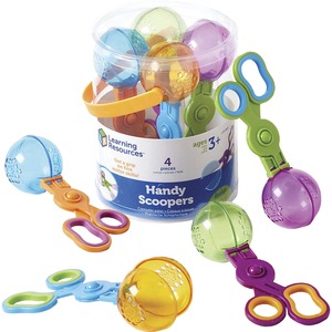 Learning Resources Handy Scoopers - Theme/Subject: Learning, Fun - Skill Learning: Tactile Stimulation, Fine Motor, Eye-hand Coordination, Sensory Perception - 3 Year & Up - T