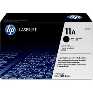 HP 11A Toner Cartridge - Black - Laser - 6000 Page - 1 Each