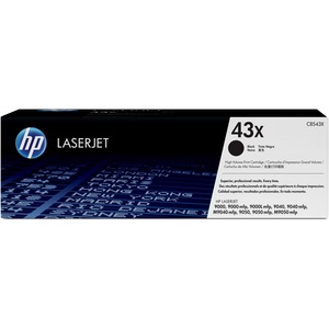 HP 43X Toner Cartridge - Black - Laser - 30000 Page - 1 Pack - Retail