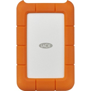 LaCie Rugged STFR4000800 4 TB Desktop Hard Drive - 2.5inch External - Orange - USB Type C