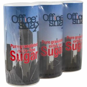 Office Snax 20 oz. Extra-fine Sugar Canister
