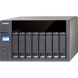 QNAP Turbo NAS TS-831X 8 x Total Bays SAN/NAS Storage System - Desktop Cortex A15 AL-314 Quad-core