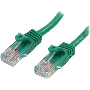 StarTech.com 5m Green Cat5e Patch Cable with Snagless RJ45 Connectors - Long Ethernet Cable - 5 m Cat 5e UTP Cable - First End: 1 x RJ-45 Male Network - Second End: