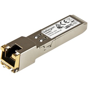 StarTech.com HP JD089B Compatible SFP Module - 10/100/1000BASE-TX Copper SFP Transceiver - Lifetime Warranty - 1 Gbps - Maximum Transfer Distance: 100 m 328 ft - 1