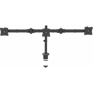 StarTech.com Mounting Arm for Monitor, LCD Display, LED Display - Height Adjustable - 3 Display(s) Supported - 13" to 27" Screen Support - 52.80 lb Load Capacity - 75 x 75, 10