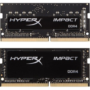 Kingston HyperX Impact RAM Module - 16 GB 2 x 8 GB - DDR4 SDRAM - 2666 MHz DDR4-2666/PC4-21300 - 1.20 V - Non-ECC - Unbuffered - CL15 - 260-pin - SoDIMM