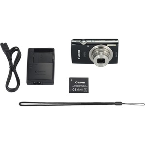 Canon IXUS 185 20 Megapixel Compact Camera - Black - 6.8 cm 2.7inch LCD - 16:9 - 8x Optical Zoom - 4x - Digital IS - TTL - 5152 x 3864 Image - 1280 x 720 Video - HD