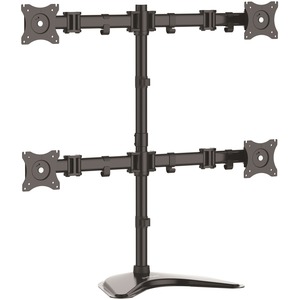 StarTech.com Quad-Monitor Desktop Stand - Articulating - Up to 27" Screen Support - 70.55 lb Load Capacity - 32.20" Height x 12.40" Width x 34.80" Depth - Desktop, Freestandin