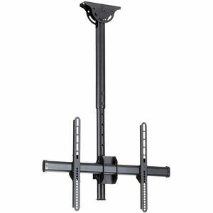 StarTech.com Ceiling Mount for Flat Panel Display, LCD Display, LED Display, Plasma Display - Black - Height Adjustable - 1 Display(s) Supported - 32" to 75" Screen Support -