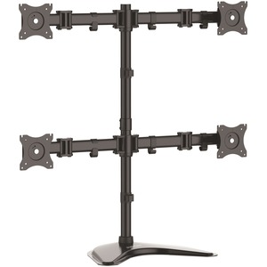 StarTech.com Quad Monitor Stand - Crossbar - Steel - Monitors up to 27inch- Vesa Monitor - Computer Monitor Stand - Monitor Arm - Up to 68.6 cm 27inch Screen Support - 3