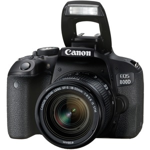 Canon EOS 800D 24.2 Megapixel Digital SLR Camera with Lens - 18 mm - 55 mm - Black