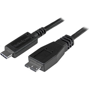 StarTech.com 0.5m USB C to Micro USB Cable - M/M - USB 3.1 10Gbps - USB 3.1 Type C to Micro USB Type B Cable