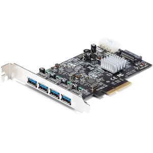 StarTech.com USB 3.1 PCI-e Card - 4 Port - 4x USB-A with Two 10Gbps Dedicated Channels - Expansion Card - USB 3.1 card - UASP Support - 4 Total USB Ports - 4 USB 3