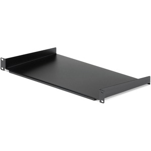StarTech.com 1U Fixed Server Rack Mount Shelf - 10in Deep Steel Universal Cantilever Tray for 19inch AV/ Network Equipment Rack - 44lbs CABSHELF1U10 - Add a sturdy 1U