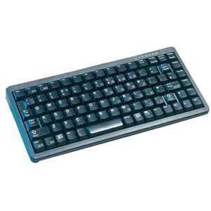 CHERRY G84-4100 Keyboard - Cable Connectivity - USB Interface - Black - Mechanical Keyswitch - 86 Key - PC