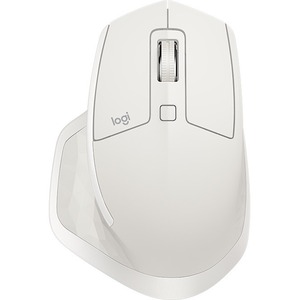 Logitech MX Master 2S Mouse - Darkfield - Wireless - 7 Buttons - Light Grey