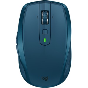 Logitech MX Anywhere 2S Mouse - Darkfield - Wireless - 7 Buttons - Midnight Teal