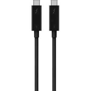 Belkin 2 m USB Data Transfer Cable for Docking Station, Hard Drive, iMac - 1 - First End: 1 x Type C Male Thunderbolt 3 - Second End: 1 x Type C Male Thunderbolt 3 -