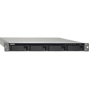 QNAP Turbo NAS TS-453BU 4 x Total Bays SAN/NAS Storage System - 1U - Rack-mountable - Intel Celeron J3455 Quad-core 4 Core 1.50 GHz - 4 x HDD Supported - 4 x SSD S