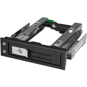 StarTech.com 5.25 to 3.5 Hard Drive Hot Swap Bay - Trayless - For 3.5inch SATA/SAS Drives - Front Mount - Hard Drive Bay - SAS/ SATA Backplane - 1 x HDD Supported - 1 x