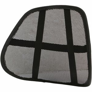 Lorell Ergo Mesh Lumbar Back Support - Black