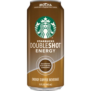 Starbucks Doubleshot Mocha Energy Drink - Ready-to-Drink - Mocha Flavor - 15 fl oz (444 mL) - 12 / Carton
