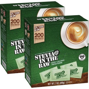 Stevia In The Raw Zero-calorie Sweetener - Packet - 0 lb (0 oz) - Stevia Flavor - Artificial Sweetener - 400/Carton