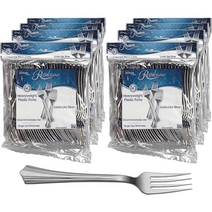 Tablemate Fork/Spoon Serving Set - 4 Piece(s) - 12/Box TBLW95PK4