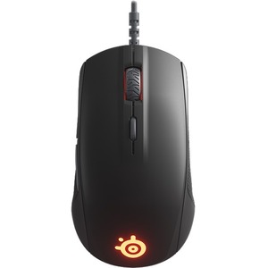 SteelSeries Rival 110 Gaming Mouse - Optical - Cable - 6 Buttons - Matte Black