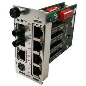 Transition Networks 4 X Rj 48 1 X Sc Duplex 1 X Mini Din 1 X Rj 45 T1 E1 10 100base Tx C4tef1015110