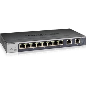 Netgear GS110EMX 8 Ports Manageable Ethernet Switch - 3 Layer Supported - Twisted Pair - Desktop, Rack-mountable, Wall Mountable - Lifetime Limited Warranty