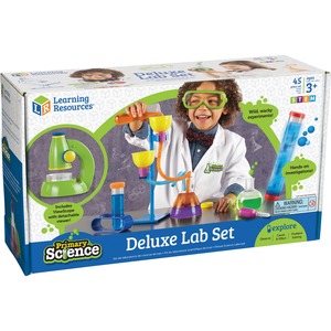 Learning Resources Age3+ Primary Science Deluxe Lab Set - Theme/Subject: Learning - Skill Learning: Science Experiment, Problem Solving, Visual, Fine Motor, Direction, Sequent