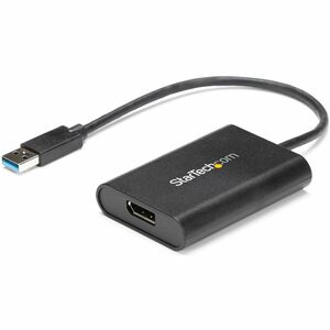 StarTech.com USB to DisplayPort Adapter - USB to DP 4K Video Adapter - USB 3.0 - 4K 30Hz - 1 x Type A Male USB - 1 x DisplayPort Female Digital Audio/Video - 3840 x