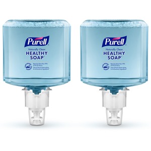 PURELL® ES4 CRT HEALTHY SOAP Naturally Clean Foam Refill - Citrus ScentFor - 40.6 fl oz (1200 mL) - Dirt Remover, Kill Germs - Skin - Blue - Bio-based, Preservative-free, Para