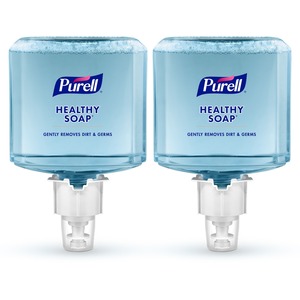 PURELL® ES6 HEALTHY SOAP™ Fresh Scent Foam - Fresh ScentFor - 40.6 fl oz (1200 mL) - Dirt Remover, Kill Germs - Skin - Moisturizing - Blue - Dye-free, Pleasant Scent, Bio-base