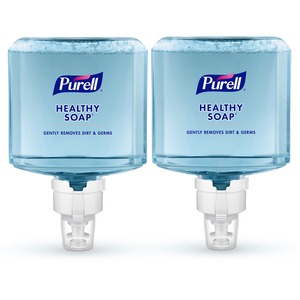 PURELL® ES8 HEALTHY SOAP™ Fresh Scent Foam - Fresh ScentFor - 40.6 fl oz (1200 mL) - Dirt Remover, Kill Germs - Hand, Skin - Moisturizing - Blue - Dye-free, Pleasant Scent, Bi