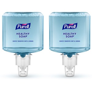 PURELL® HEALTHY SOAP™ ES4 Fresh Scent Foam Refill - Fresh ScentFor - 40.6 fl oz (1200 mL) - Dirt Remover, Kill Germs - Hand, Skin - Moisturizing - Blue - Dye-free, Pleasant Sc
