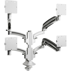Chief Kontour K1C420S Desk Mount for Monitor, TV - Silver - 4 Display(s) Supported - 38" Screen Support - 80 lb Load Capacity - 75 x 75, 100 x 100 - 1 Each
