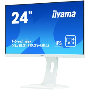 iiyama ProLite XUB2492HSU-W1 23.8inch Full HD LED LCD Monitor - 16:9 - Matt White