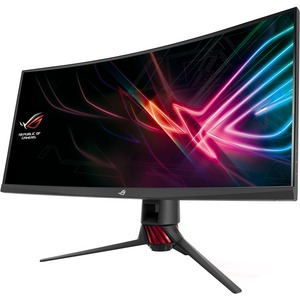 Asus ROG Strix XG35VQ 88.9 cm 35inch UW-QHD Curved Screen WLED Gaming LCD Monitor - 21:9 - Dark Grey - 3440 x 1440 - 16.7 Million Colours - FreeSync - 300 cd/mAndamp;#178;