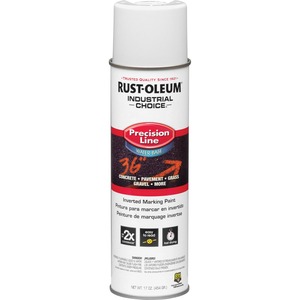 Rust-Oleum Industrial Choice Precision Line Marking Paint - 1 Color(s) - White - 17 fl oz - 12 / Carton