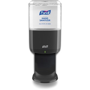 PURELL® ES6 Touch-Free Hand Sanitizer Dispenser, Graphite (6424-01) - Automatic - 1.27 quart Capacity - Support 4 x C Battery - Locking Mechanism, Durable, Wall Mountable, Tou
