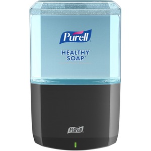 PURELL® ES6 Touch-free Hand Soap Dispenser - Automatic - 1.27 quart Capacity - Support 4 x C Battery - Locking Mechanism, Durable, Wall Mountable, Touch-free - Graphite - 1Eac